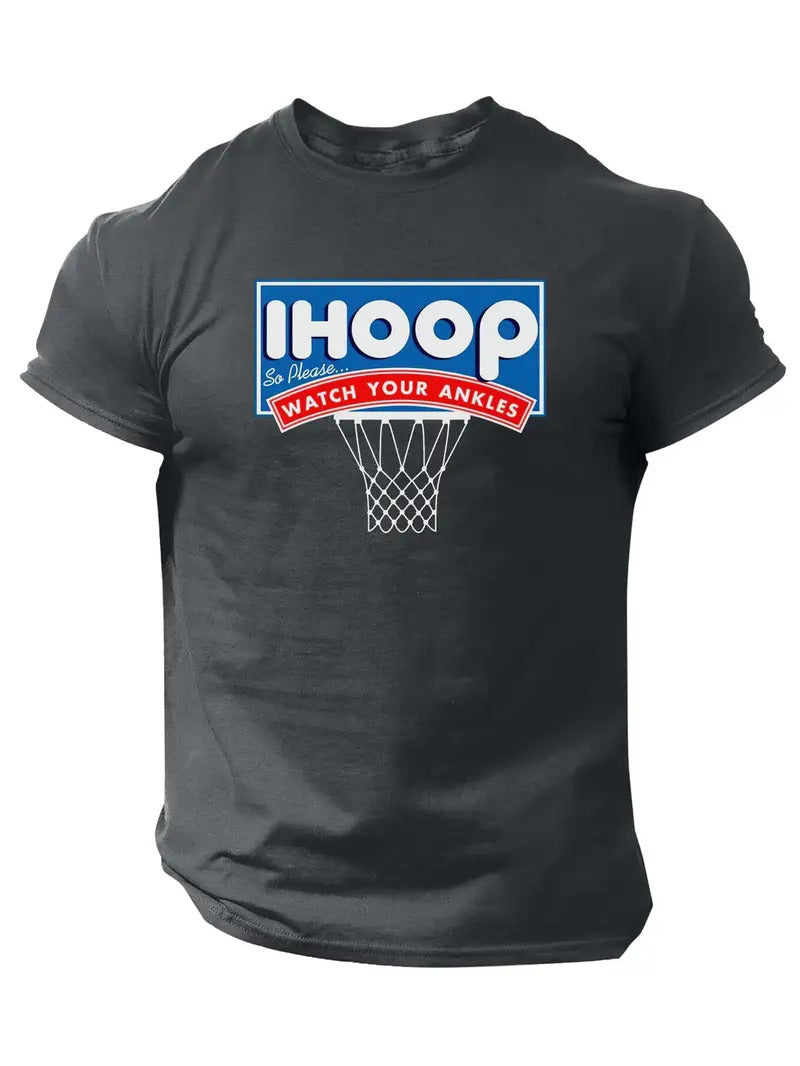 IHOOP Casual Short Sleeve Basketball T-Shirt