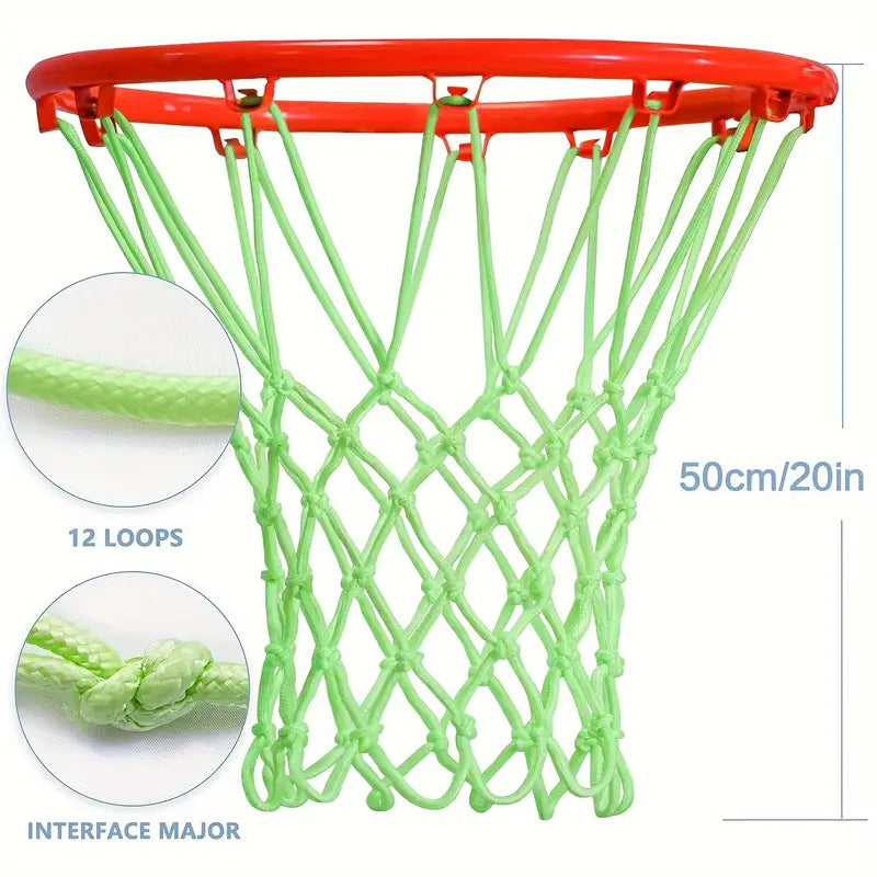 Glow in the Dark Basketball Net - Heavy Duty